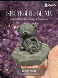 Shungite Protective Bear Figurine – Authentic Elite Shungite EMF Shield & Grounding Talisman