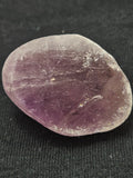 Amethyst River Stone - Frosted Seer Stone with Polished Crystal Face. P.S every stone is different