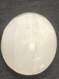 Large Selenite Palmstone - High Polish Silk Spar Meditation Stone P.S every stone is different