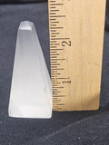 Natural Selenite Tower - Polished Satin Spar Crystal Skyscraper P.S  every stone is different