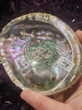 Iridescent Abalone Shell Bowl – Handcrafted in Mexico – Rainbow Mother-of-Pearl Smudge & Jewelry Dish