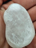 Clear Quartz River Stone - Frosted Window Stone for Meditation. P.S not every stone is the same
