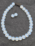 Luminous Opalite Bracelet - Polished Sea Opal Beads with Adjustable Cord. P.S not every rock is the same.