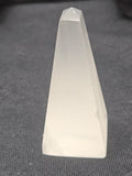 Natural Selenite Tower - Polished Satin Spar Crystal Skyscraper P.S  every stone is different