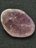 Amethyst River Stone - Frosted Seer Stone with Polished Crystal Face. P.S every stone is different