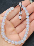 Luminous Opalite Bracelet - Polished Sea Opal Beads with Adjustable Cord. P.S not every rock is the same.