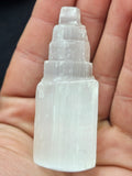 Genuine Selenite Skyscraper - Raw Unpolished Standing Crystal Tower. P.S every stone is different
