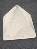 Genuine Selenite Pyramid - Shimmering White Luminous Crystal Decor P.S every stone is different