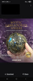 Labradorite Sphere with Spectacular Blue-Green Flash - Spiritual Healing Crystal Orb