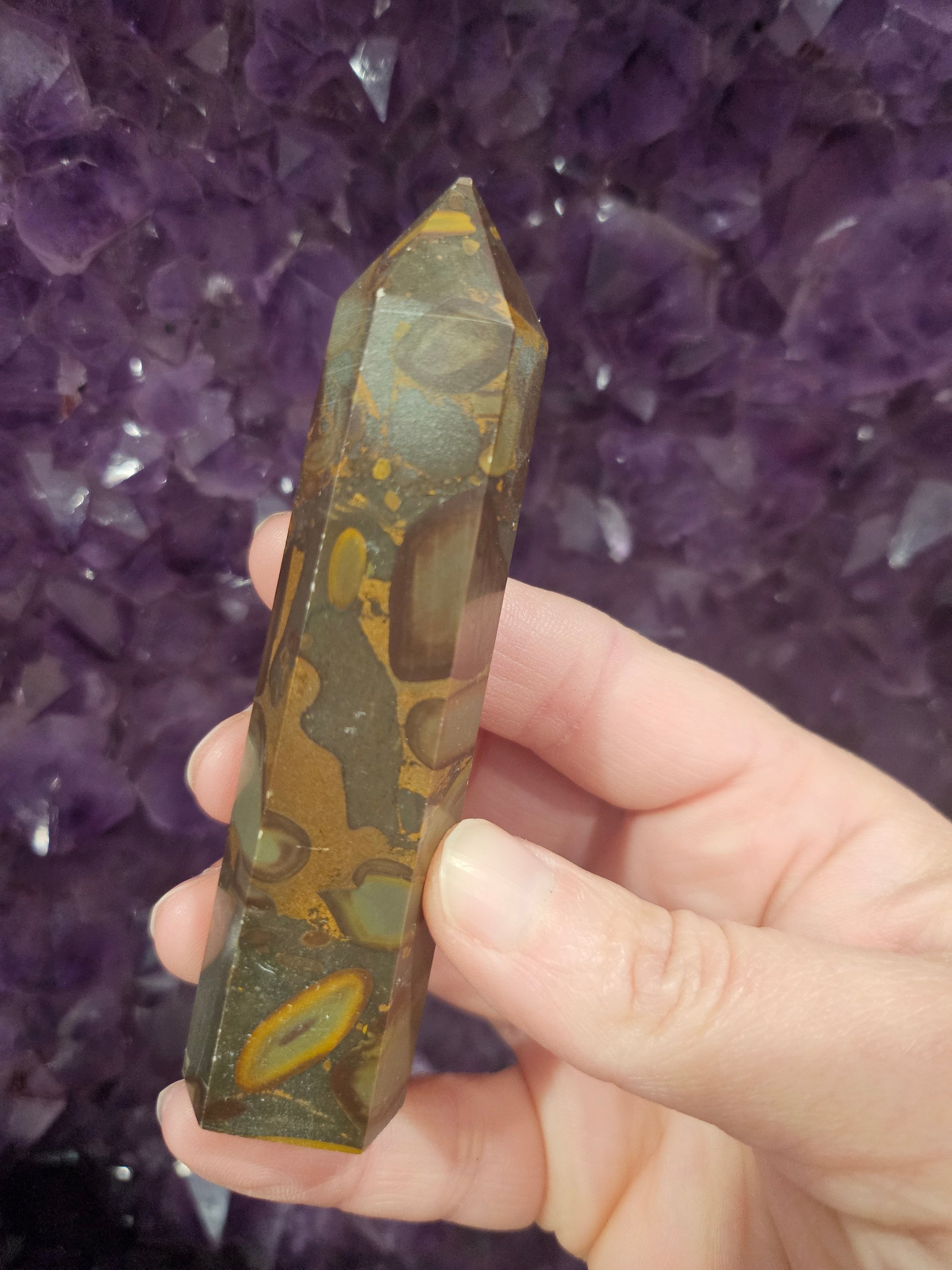 パワーストーン⑦ Authentic Bamboo Jasper Tower | Root & Heart Chakra Grounding