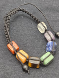 Chakra Gemstone Bracelet - Adjustable Drawstring Healing Crystal Jewelry. P.S every stone is different.