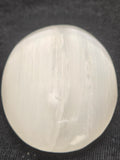Large Selenite Palmstone - High Polish Silk Spar Meditation Stone P.S every stone is different