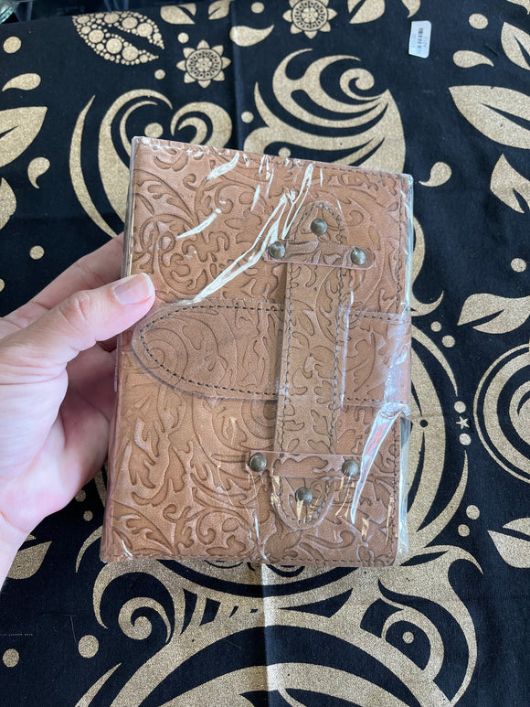 Leather Filigree Notebook