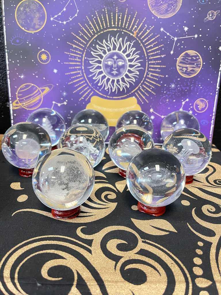 Laser Glass Sphere – Idaho Bling Bling