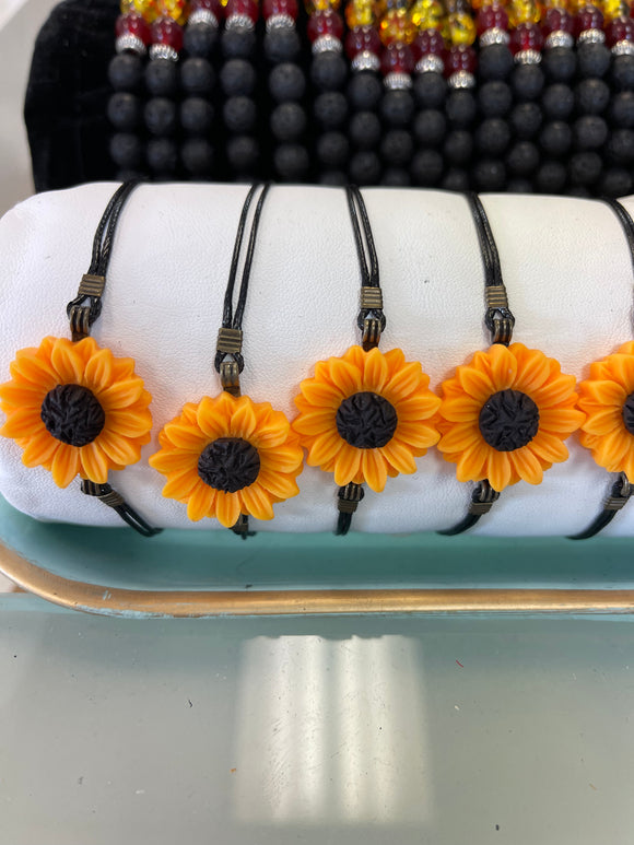 Bracelet 2025 with sunflower