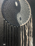 Ying Yang Dreamcatcher 12" Crochet