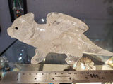 Hand Carved Dragon From Clear Quartz-Brazil