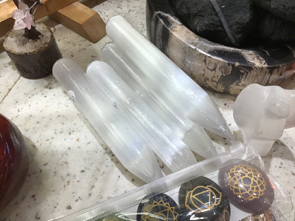 Selenite Wand