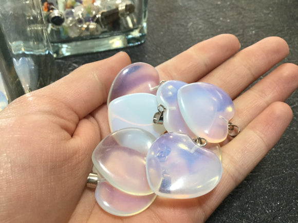 Opalite Heart Necklace