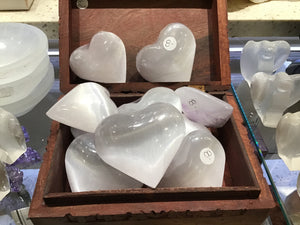 Selenite Heart