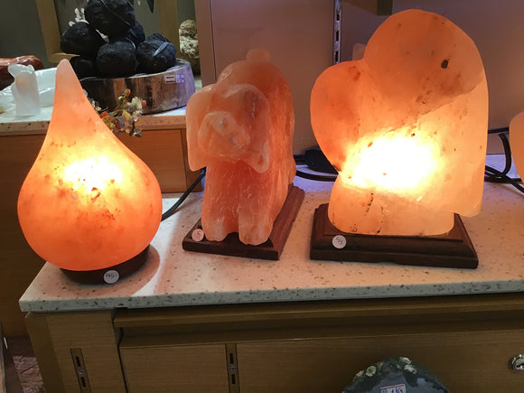 Himalayan Salt Carved Lamp